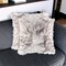 Edge Collections - 18-inch H x 18-inch W x 5-inch D - Brown - Cozy Decorative Faux Fur Throw Pillows - 2 Pieces